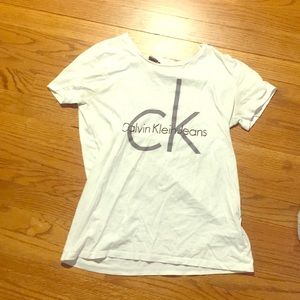 Calvin Klein white tee🖤🖤🖤